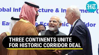 India To Europe Via Middle East;  How Mega Rail & Shipping Corridor Deal Is Blow To China's BRI