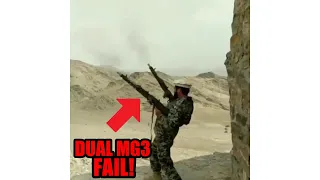 How NOT To Fire the German MG3 Machine Gun #shorts