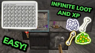 EASY 1.20 SKELETON BONEMEAL AND XP FARM TUTORIAL in Minecraft Bedrock (MCPE/Xbox/PS4/Switch/PC)