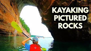 Kayaking Pictured Rocks National Lakeshore | BUCKET LIST!