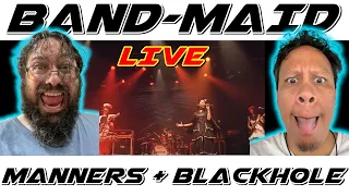 Weebs React to BAND-MAID "Manners" + "Black Hole" (Live) **REACTION**