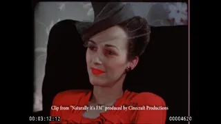 Clip from Naturally It's FM, a General Electric film (1947)