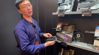 Computex 2023 - New Gigabyte Motherboards in their VIP Area (EN)