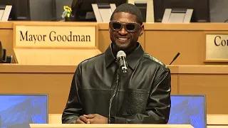 Super Bowl LVIII halftime performer Usher recognized by City of Las Vegas