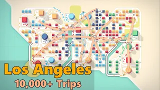 Mini Motorways - Los Angeles Tips & Tricks (10,000+ Trips)