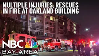 Multiple People Injured, Rescued in 4-Alarm Fire at Oakland Senior Living Facility