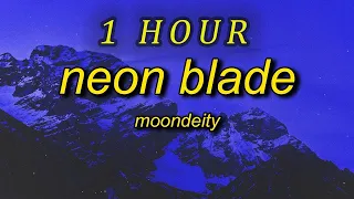 MoonDeity - NEON BLADE  (Lyrics) | 1 HOUR