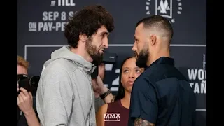 UFC 228: Zabit Magomedsharipov vs. Brandon Davis Media Day Staredown - MMA Fighting