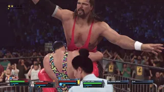 WWE 2K23: WCW World Tag Team Championship No DQ Match ( The Steiner Brothers vs. The NWO ).