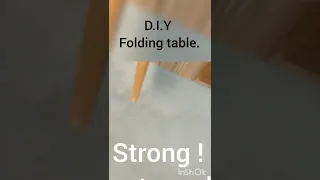 DIY FOLDING TABLE (Easy to make)