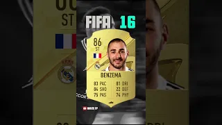 BENZEMA‘s FIFA HISTORY FIFA 13 - FIFA 23🔥🥺 #fifa #football #fifa23  #fyp