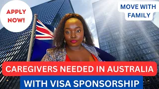 MOVE TO AUSTRALIA FOR FREE |HEALTHCARE JOBS |CAREGIVERS NEEDED  WITH VISA SPONSORSHIP