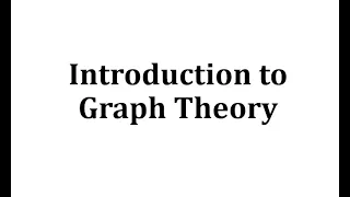 Introduction to Graph Theory