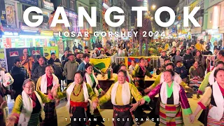 Gangtok gorshey / losar 2024 / Tibetan circle dance ​⁠MG marg sikkim