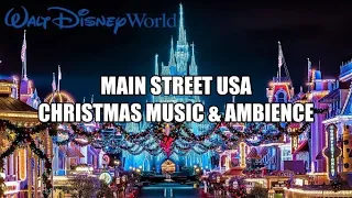 Disney World Magic Kingdom - Main Street USA Christmas Ambience - Ambient Music