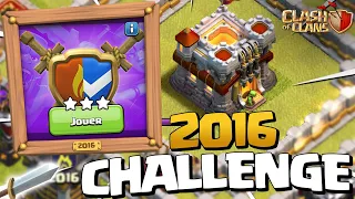 3 ÉTOILES sur le CHALLENGE DE 2016 pour les 10 ans de Clash of Clans !