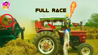 Fiat 640 Full Race Performance || aj tractor ne dil khush kr dia 128 cutter thresher |