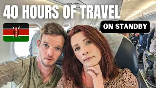 FLYING TO KENYA on STANDBY // Travel Vlog Airport International