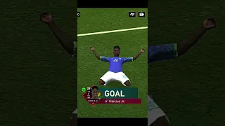 Vinicius JR dribbling Goal for Brazil || Fifa 23 || #shorts #pes #viral #viniciusjr #neymar #fifa23