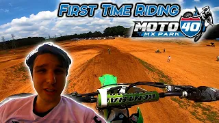 Riding Chad Reed's Moto40 MX The First Time!