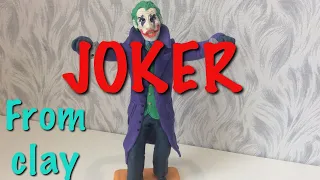 Видео лепка Джокер из пластилина