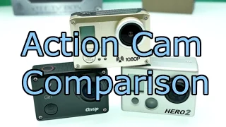 Action Camera Quality Comparison - 1080P - GoPro Hero 2 vs Amkov 5000S vs Gitup Git1 [FHD]