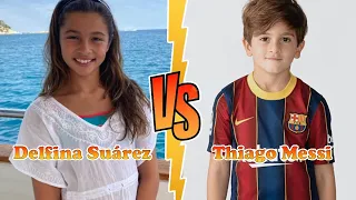 Delfina Suárez VS Thiago Messi Transformation ★ From Baby To 2024