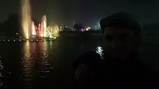 Lahore Minar e Pakistan ka dancing fountain