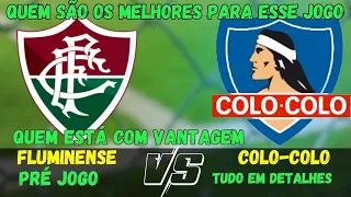 FLUMINENSE X COLO COLO, PRE JOGO DINIZ VAI IMPROVISAR PARA HOJE, HORA DO FLU VENCER