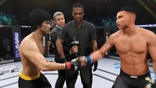 Bruce Lee vs. Yasubey Enomoto (EA Sports UFC 2) - CPU vs. CPU - Crazy UFC 👊🤪