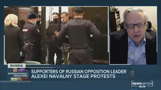 Supporters of Russian opposition leader Alexei Navalny stage protests
