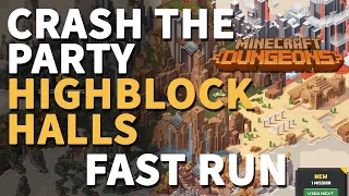 Highblock Halls Minecraft Dungeons Fast Walkthrough