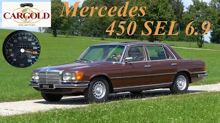 Mercedes 450 SEL 6.9, 1979, auf der Autobahn mit dem besten Auto der Welt