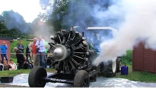 Russian radial engine - Russian radial engine Start and Run