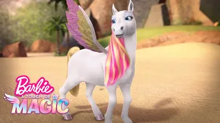 "Peggy Gets Her Wings Transformation" - Scene (HD) - Barbie: A Touch of Magic | Barbie™