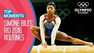 Simone Biles' Rio 2016 individual all-around Final routines | Top Moments