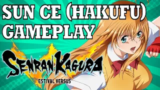 Sun Ce (Hakufu) Gameplay | Senran Kagura: Estival Versus