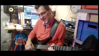 Sustainiac abused on a Steve Vai Backing Track - Schecter Blackjack A6FRS just received