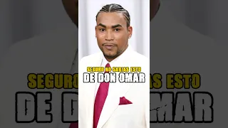El secreto de Don Omar que seguro no sabias 👀 #donomar #reggaeton
