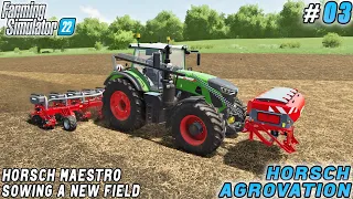 Initiating & Sustaining Bread Baking, Cultivating New Field | HORSCH AgroVation Farm | FS 22 |  #02