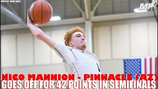 Nico Mannion goes off for 42 points in semifinals