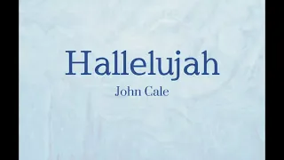 John Cale - Hallelujah (lyrics)