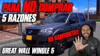 Como Jode MI camioneta Great Wall Wingle 5