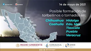 14 de mayo de 2023 #Pronóstico del Tiempo 8h