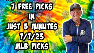 MLB Best Bets for Today Picks & Predictions Friday 7/7/23 | 7 Picks in 5 Minutes