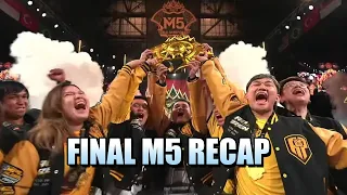 IT ALL CAME DOWN TO A SINGLE GAME - GRAND FINALS M5 RECAP