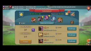 lords Mobile my colosseum best ranking plz subscribe my channel