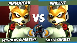 Valhalla IV - Pipsqueak (Fox) Vs. Pricent (Fox) Smash Melee - SSBM