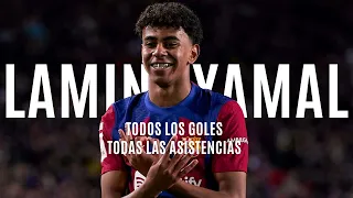 LAMINE YAMAL: TODOS LOS GOLES Y ASISTENCIAS 💥