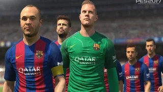 Barcelona VS. Real Madrid | PES 2017 PS4